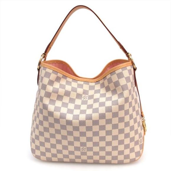 Louis Vuitton Damier Azur Delightful MM Shoulder Bag - Picture 2 of 8